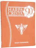 Harpa Cristã Pequena 90 Anos - Capa Luxo Laranja