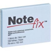 Bloco de recado autoadesivo NOTEFIX 100F.76MMX102MM AZUL