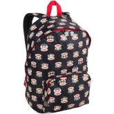 Mochila Paul Frank 15T01 em Nylon, Compartimentos Interno, Bolso Frontal, Puxadores Personalizados,