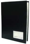 Pasta Acp Catalogo com 50 Envelopes Plasticos Cor Preta