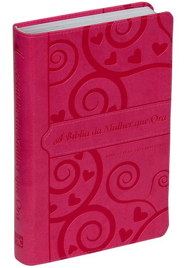 A Bíblia Da Mulher Que Ora Nvi (pink Coração)