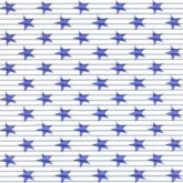 Papel Micro-Ondulado 50 x 80 cm Branco estrelinha azul