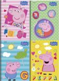 Kit C/ 5 Cadernos brochura peppa pig ou meu malvado favorito- 96fls 1mt Capa Dura