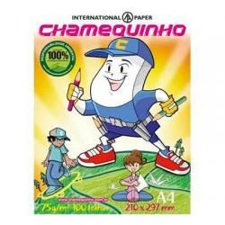 PAPEL CHAMEQUINHO A4 com 100fls 210x297 75grs