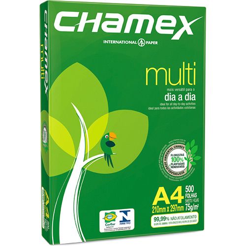 Papel Chamex Multi A4 75g - 500 Folhas - Chamex promoção da semana